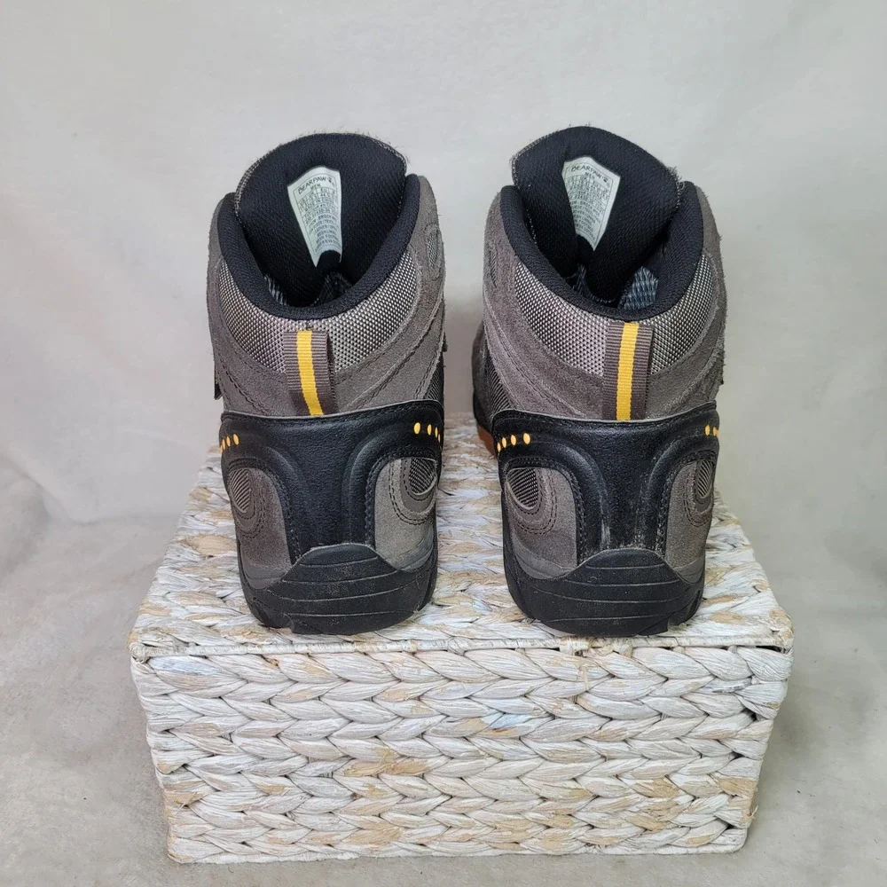 Bearpaw Brock Wide Mens Waterproof Hiking Boots Grey Black 11.5 Gorpcore Utility